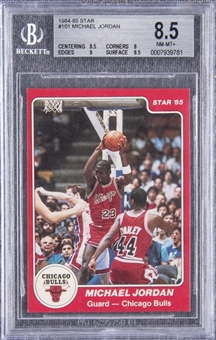 1984-85 Star #101 Michael Jordan Rookie Card – BGS NM-MT+ 8.5 